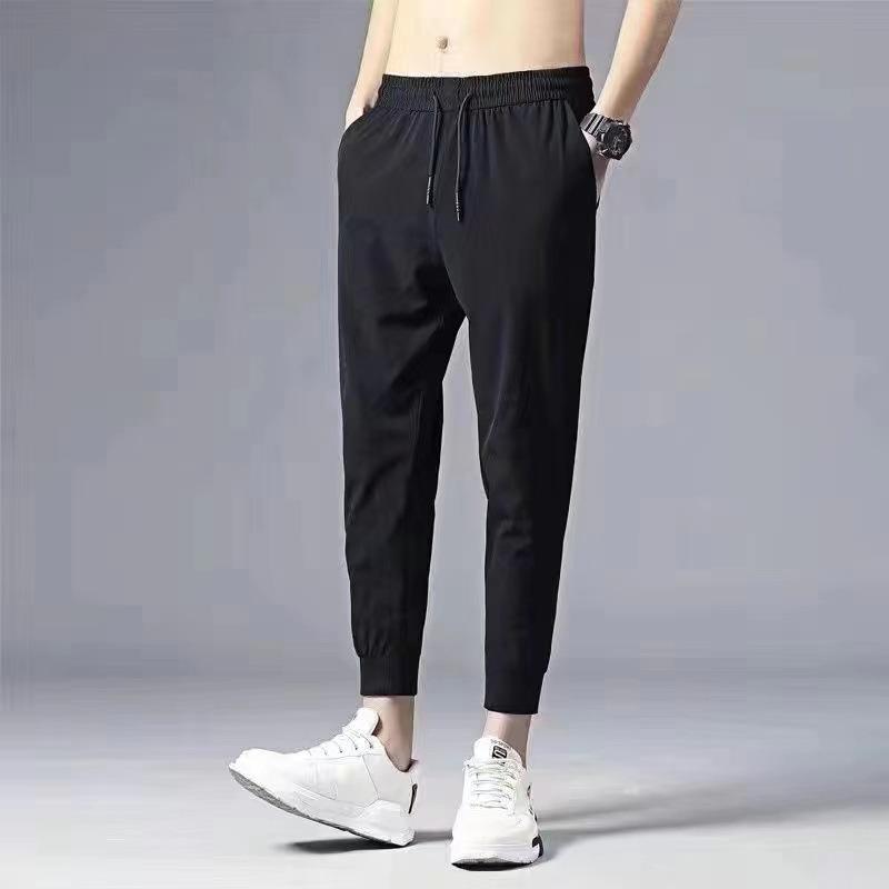 カジュアルパンツ 男性用 秋冬 裏起毛 暖かい ストレートパンツ スラックス ロングパンツ 伸縮性 中厚手 無地 ブラック グレー