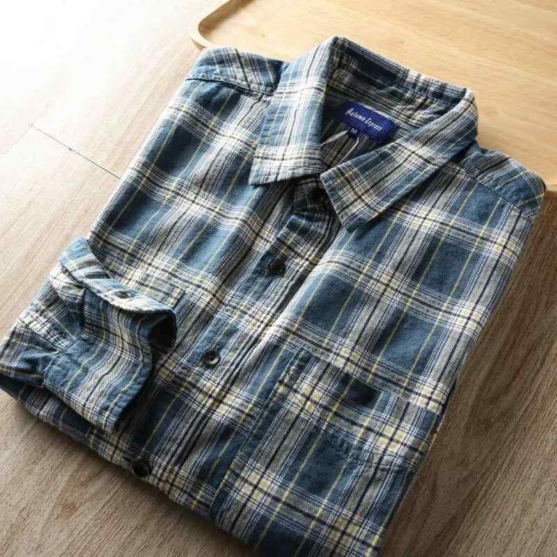 シャツ メンズ 格子柄 全綿 長袖 トップス 軽熟 カジュアル 普段使い スタンダードカラー 春秋・項目名: カテゴリ・値: シャツ・項目名: スタイル・値: 軽熟カジュアル・項目名: 生地・値: 綿・項目名: 袖丈・値: 長袖・項目名: ...