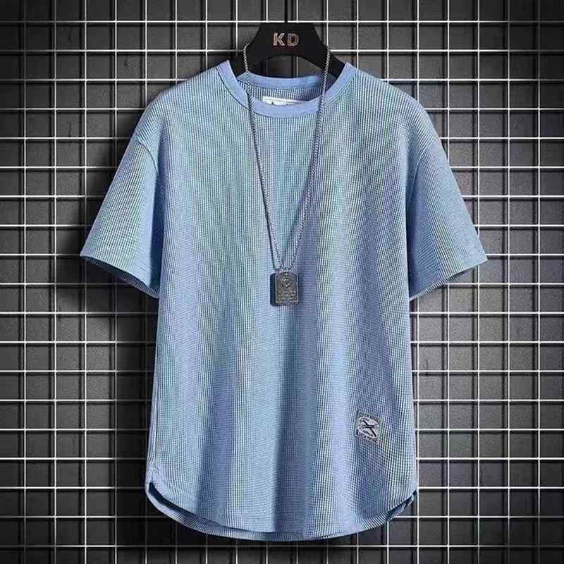 Tシャツ メンズ 男性用 半袖 トップス 大きいサイズ ゆったり 薄手 ポリエステル クルーネック プリント スポーティー カジュアル 接触冷感 速乾 夏(x2)