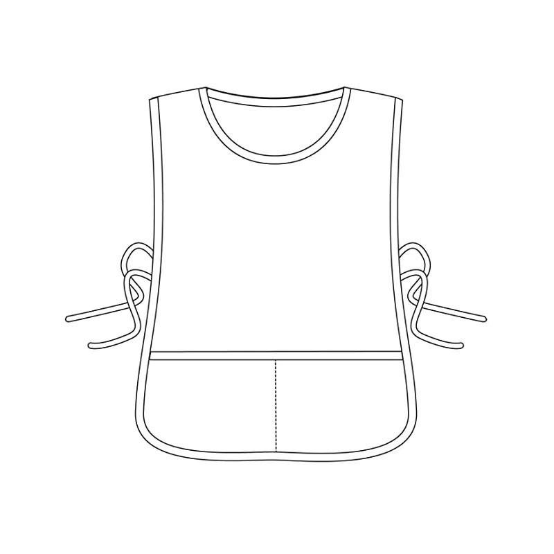 Gingham Aprons - エプロン 男女兼用 ワークエプロン カフェエプロン ポリエステル 無地 ブラック レッド ワインレッド ホワイト 紫 バイオレット スカイブルー ライトブラウン 汚れ防止 南米 東南アジア 北米 アジア 中東1