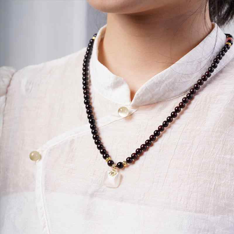 ブレスレット 小葉紫檀 男女兼用 幾何学模様 ハンドメイド アクセサリー 数珠 念珠 腕輪 飾り ギフト ..