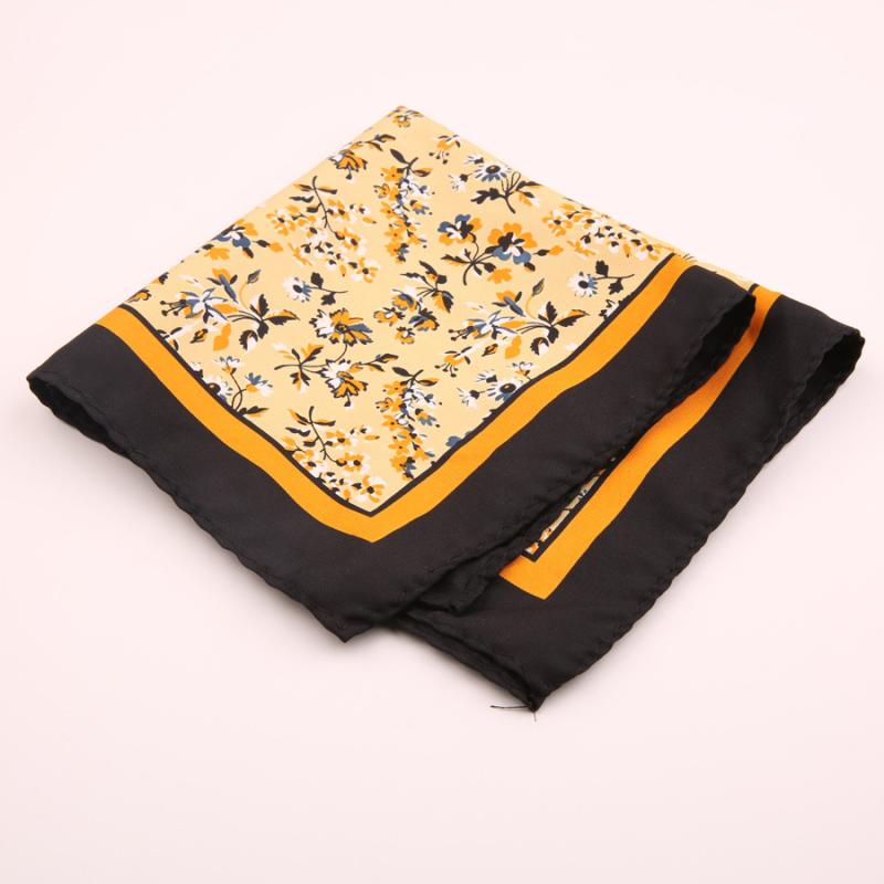 ポケットチーフ 男性用 ハンカチ ポリエステル 花柄 フォーマル カジュアル