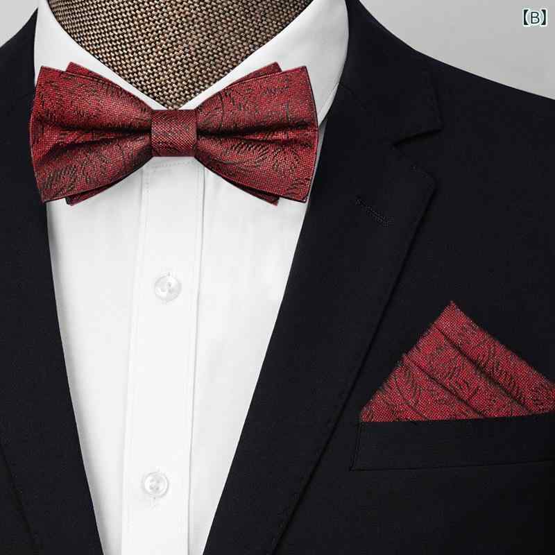 ネクタイ メンズ 男性用 2点セット ペイズリー柄 アスコットタイ ポケットチーフ ポリエステル 8cm ファスナー付き 普段使い