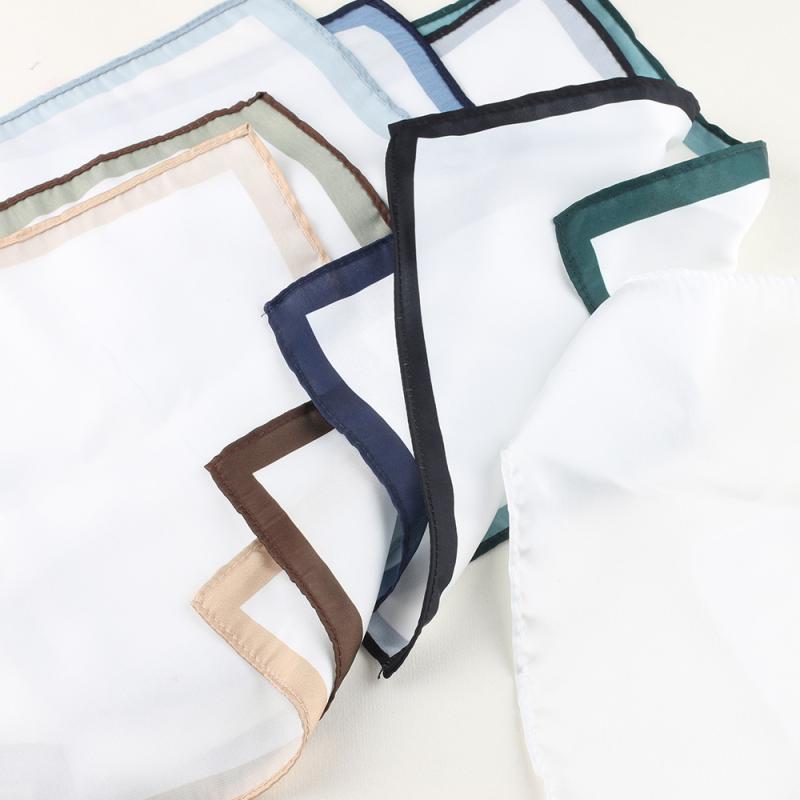 ポケットチーフ メンズ レディース 男性用 女性用 ハンカチ ポリエステル 無地 ビジネス フォーマル カジュアル パーティー 結婚式 披露宴 23cm(x2)