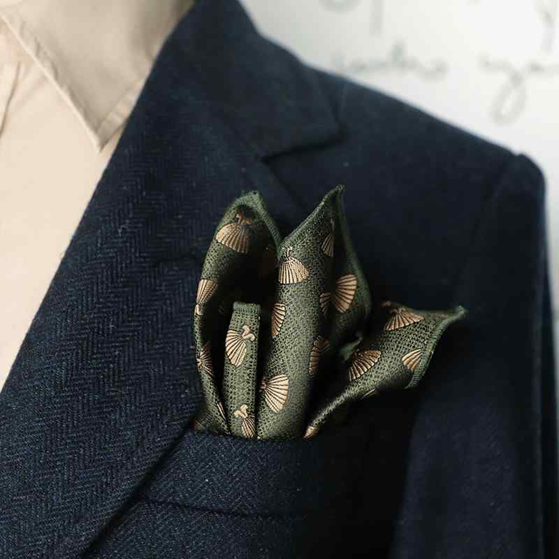 ポケットチーフ 男性用 混紡 ストライプ柄 フォーマル ハンカチ スーツ パーティー