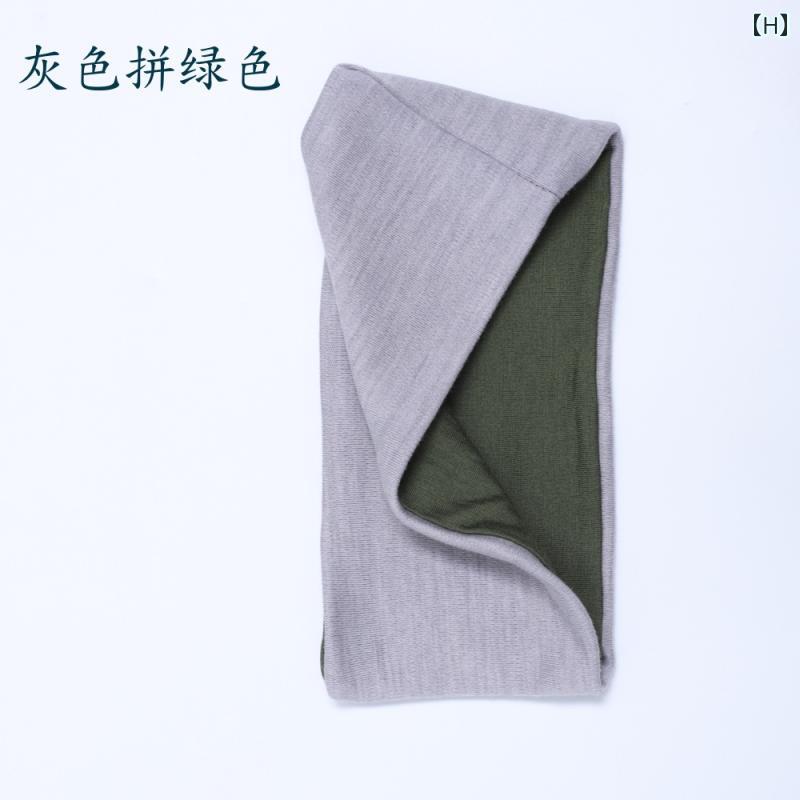 スキーや サイクリングに 耳 保護 機能 屋外用 メリノウール 二重層 両面 厚手の 暖かい 速乾性の スカーフ / ヘッドバンド