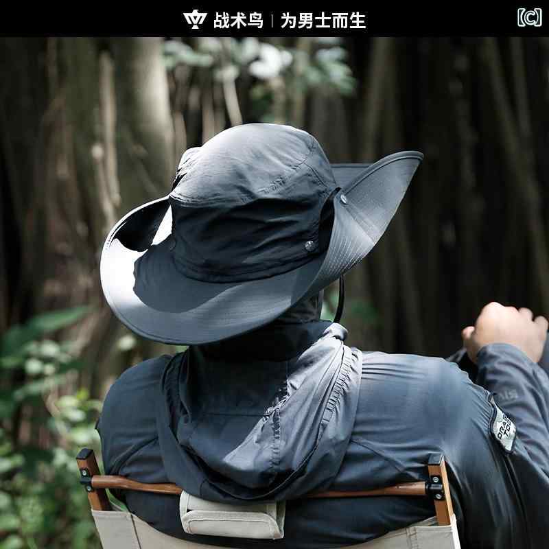 タクティカル バード 軽量 ブレード | スリム 速乾性の 夏用 日焼け防止 帽子 メン...
