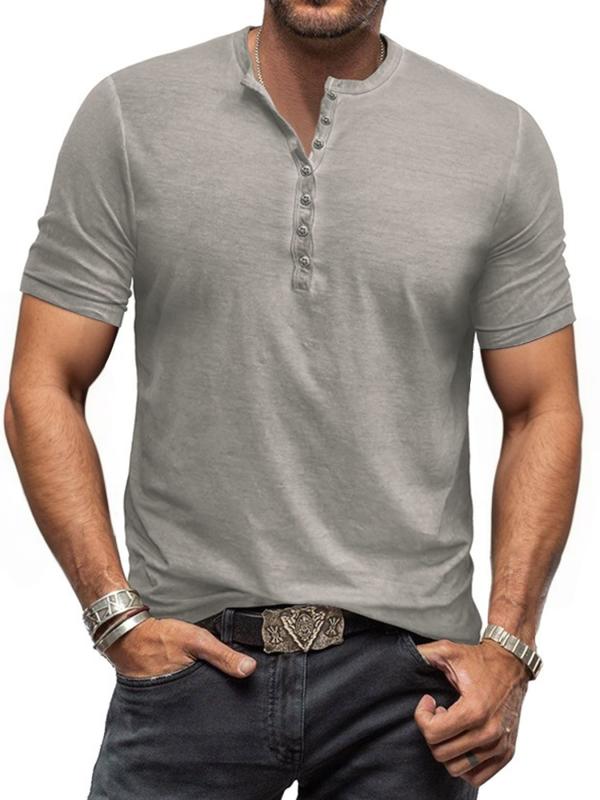 Tシャツ メンズ 男性用 トップス カットソー 半袖 無地 スリム タイト アメリカン レトロ 宝藍色 酒红..