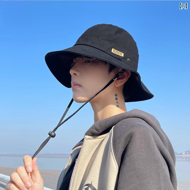 フィッシャーマン 夏 日焼け防止 帽子 .メンズな 登山 バケットハット.カラフルカラー.オシャレシンプルスタイル