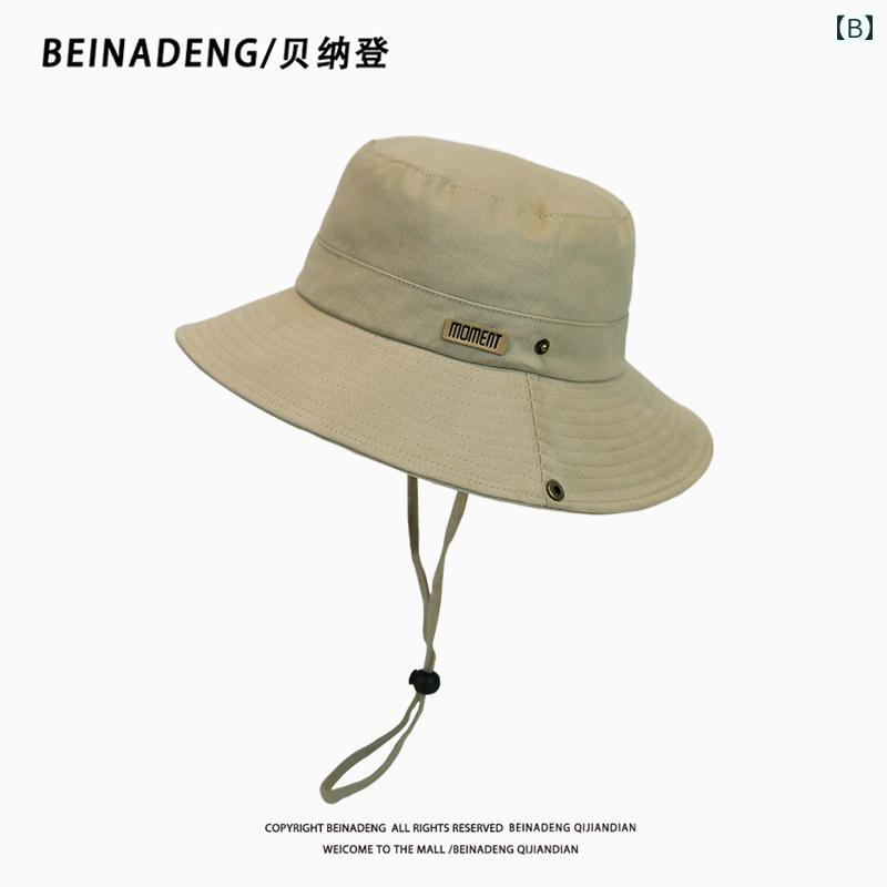 フィッシャーマン 夏 日焼け防止 帽子 .メンズな 登山 バケットハット.カラフルカ...