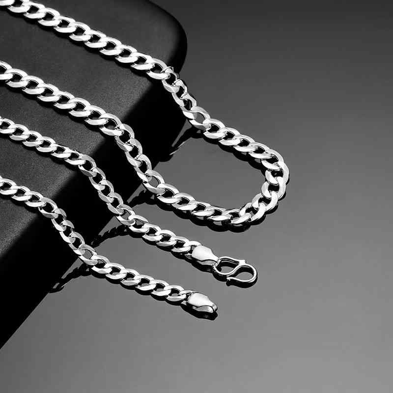 ブレスレット メンズ s925銀製 電気メッキ加工 キューバチェーン 幾何学模様 ジェンダーレス ヒップホップ ストリート 個性派