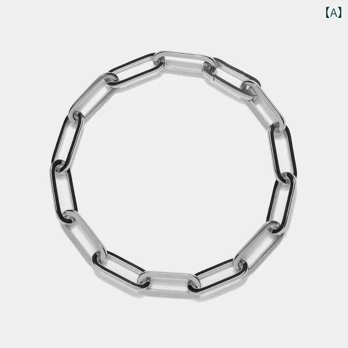 ブレスレット メンズ レディース 男性用 女性用 ボーイフレンド ガールフレンド 風 シルバー シルバー ゴールド ゴールド ステンレス 幾何学模様 アニバーサリー アクセサリー ジュエリー