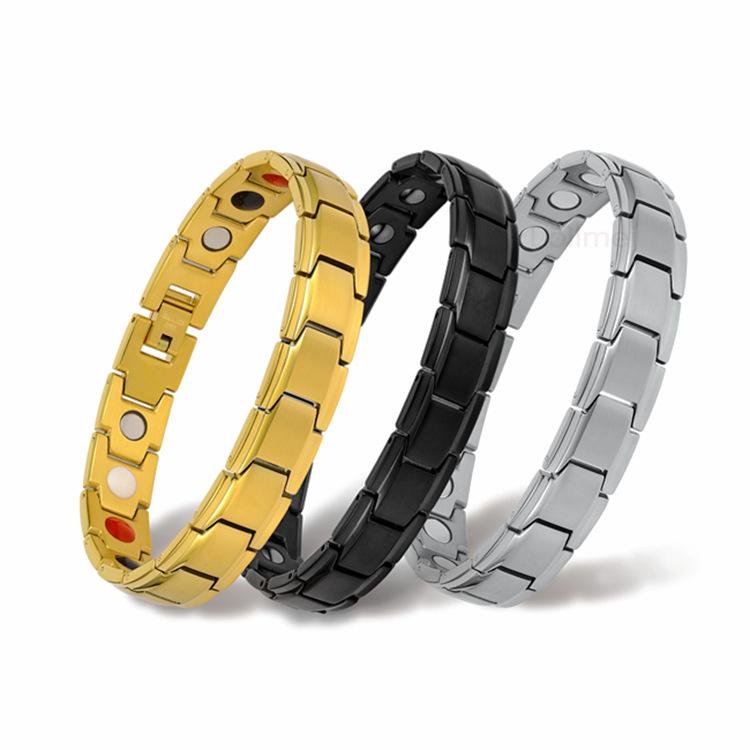 ブレスレット メンズ レディース 磁気 チタン ゲルマニウム 静電気除去 磁力 疲労軽減 冷え性対策 健康..