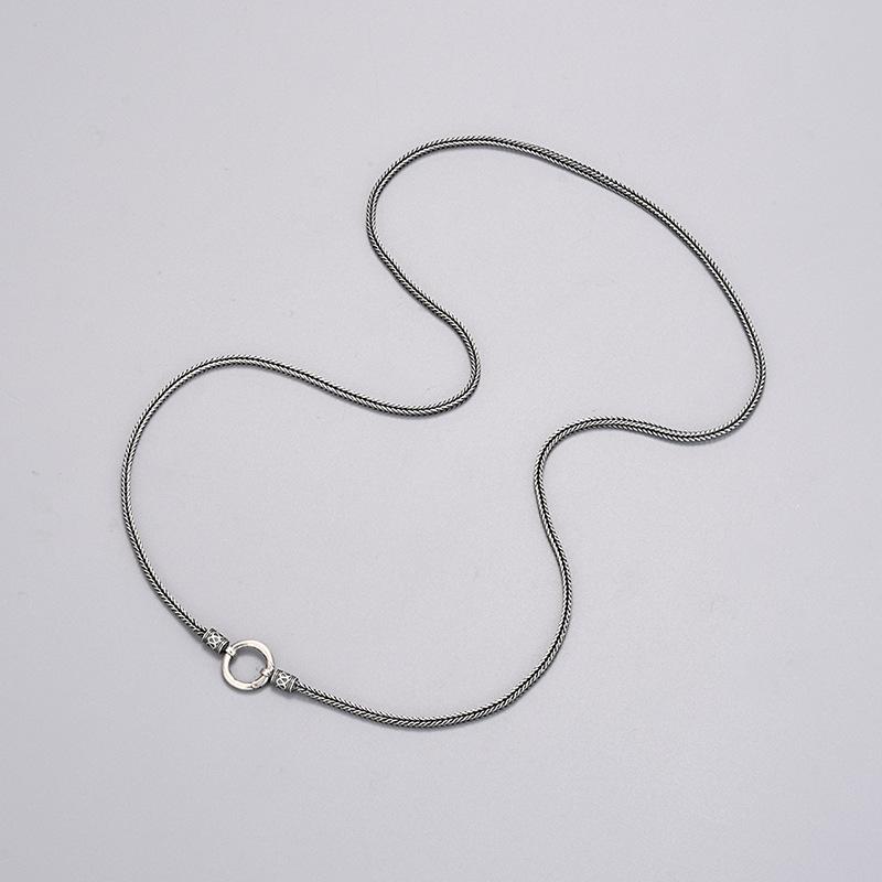 ネックレス メンズ レディース S925 シルバー 平安紋様 タイ 仏 佛牌 ペンダント チョーカー 豪華 ヴィ..