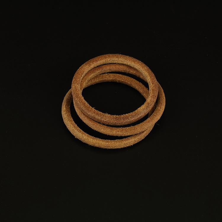 楽天LINEAR shopブレスレット メンズ レディース 革 レザー 幾何学模様 編み込み 手編み 橙色 牛革 リストバンド アクセサリー 男女兼用 普段使い（x2）