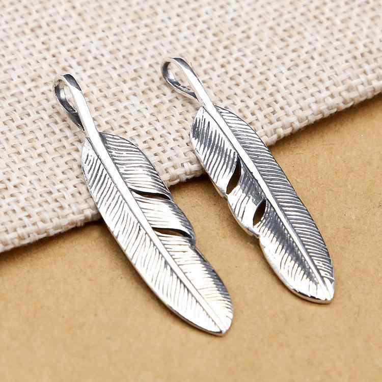 ネックレス メンズ レディース S925 シルバー アクセサリー おしゃれ レトロ 羽根 ペンダントトップ 男性用 女性用 シンプル 普段使い ..