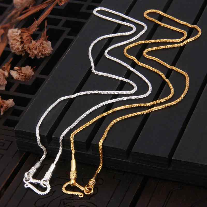 ネックレス メンズ 幾何学模様 シルバー925 チェーン 鎖骨 ペンダント 男性用 銀メッキ 45cm 50cm 55cm 60cm 65cm