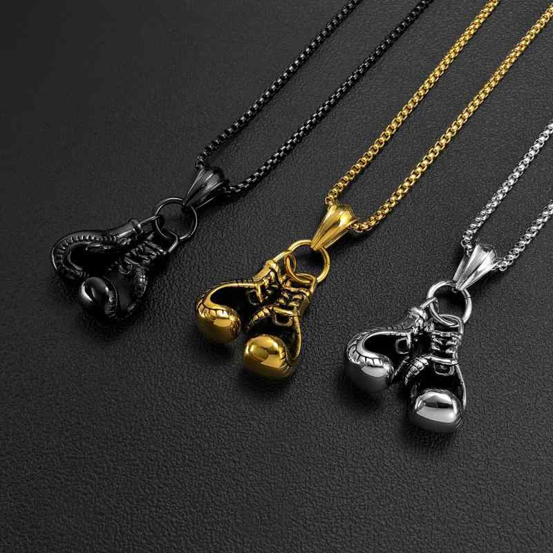 ネックレス メンズ 男性用 拳套 パンク チタン鋼 ペンダント ストリート ヒップホップ ジュエリー アクセサリー