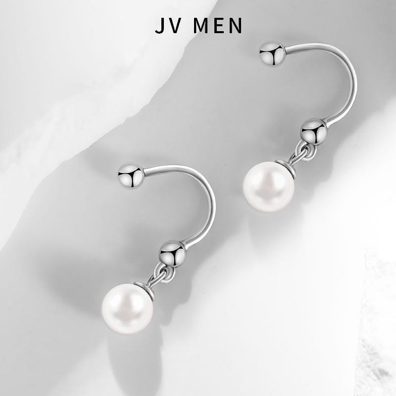 ピアス メンズ シルバー925 パール ピアス イヤリング 螺子 ねじ式 シンプル かわいい 清潔感