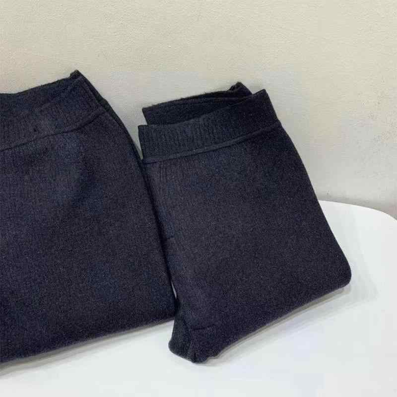 レギンス レディース 高腰 伸縮性 厚手 ウールブレンド あったか 保温 インナー スパッツ 黒(x2)