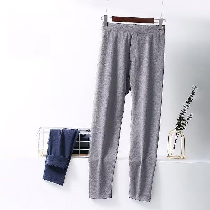 インナーウェア メンズ 男性用 裏起毛 あったかインナー 防寒 レギンス スパッツ タイツ ポリエステル 無地 黒 ブラック グレー 暖か 秋冬