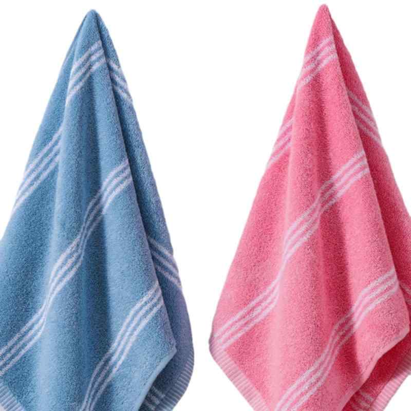 タオル レディース メンズ フェイスタオル 綿 コットン 吸水 速乾 無地 ピンク系 ブルー系 60 30cm 家..