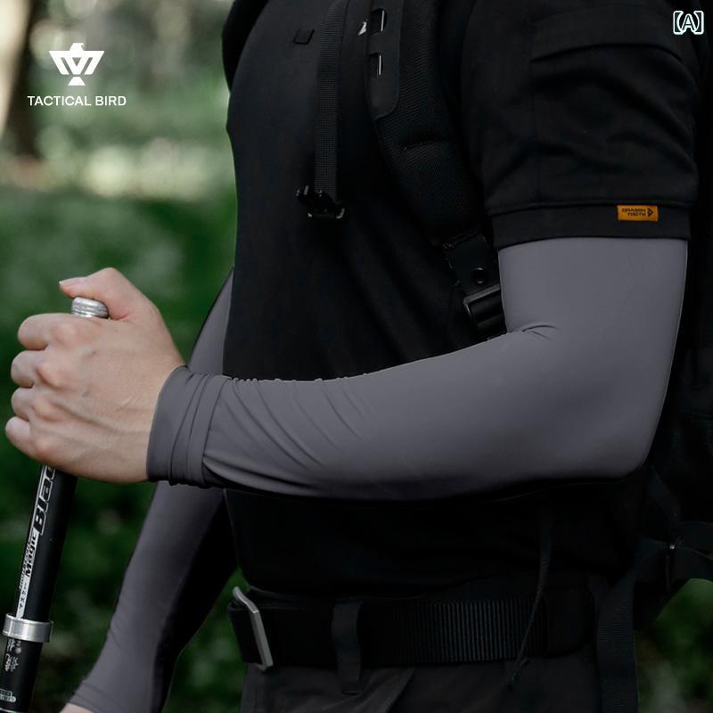 タクティカル バード（ メンズ） 涼しい クール 快適 日焼け防止 アーム スリーブ 夏用 UV カット アイ..