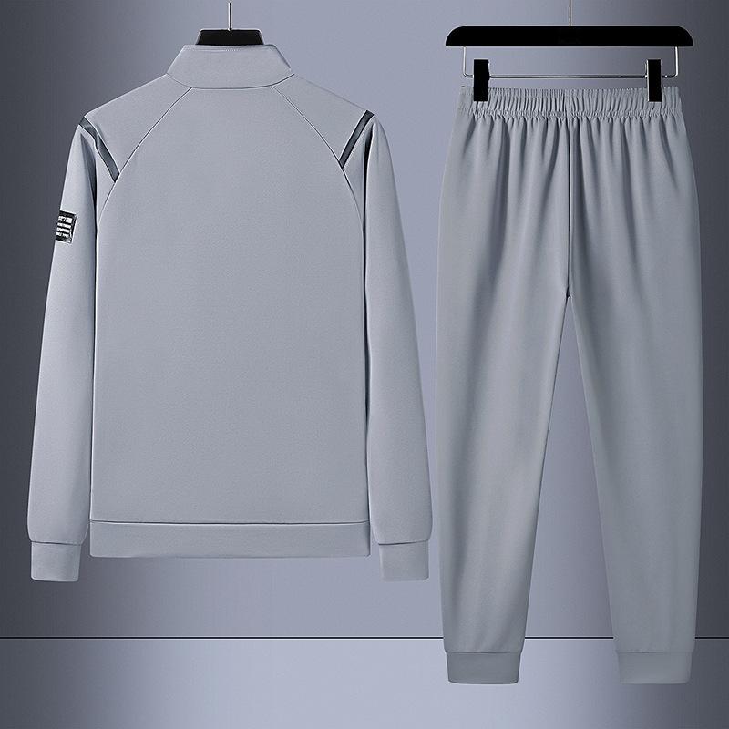 スポーツウェア メンズ 男性用 薄手 ジャージ セットアップ 上下セット 長袖 ジャケット パンツ 大きいサイズ ゆったり 部屋着 普段使い 春秋 ポリエステル...