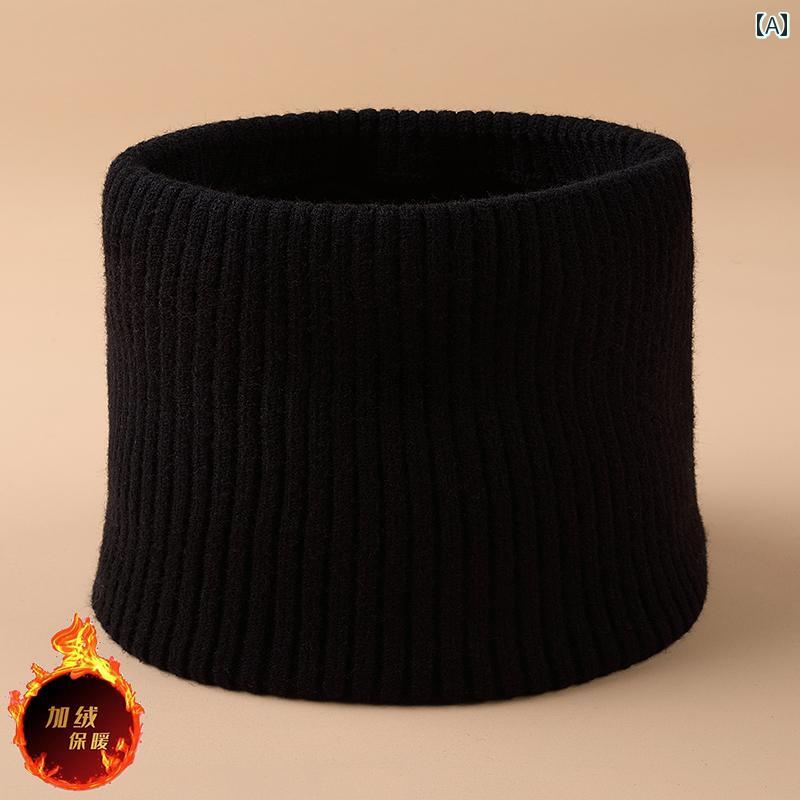 冬 メンズ マフラー 暖かい 防寒 ウール ネックウォーマー 女性 ふわふわ 厚手 ニット カジュアル 羊毛..