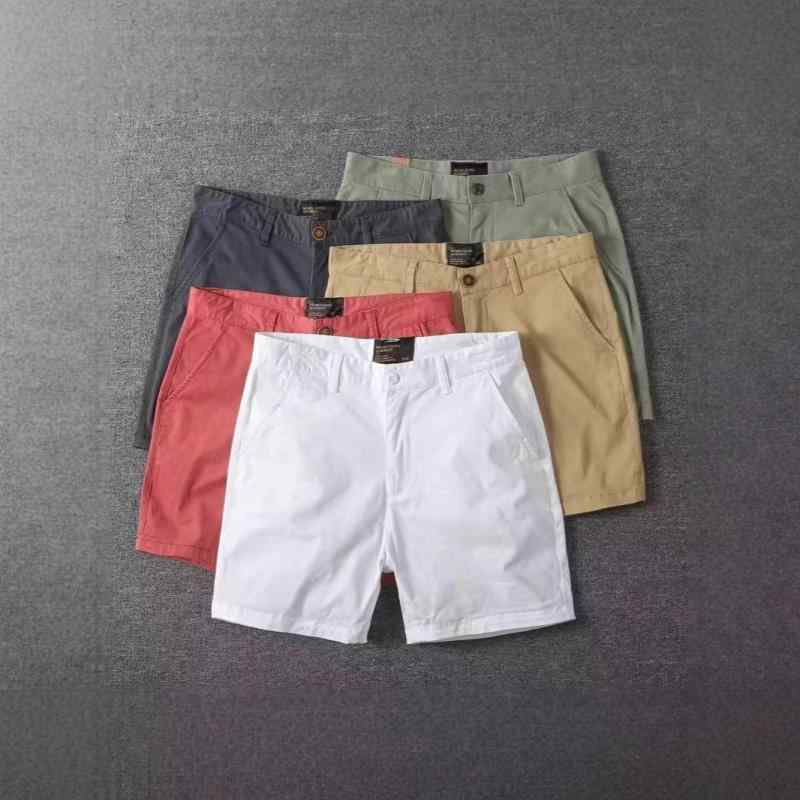 ハーフパンツ メンズ 作業ズボン ショートパンツ スポーティー カジュアルパンツ 無地 短パン 男性用 カーゴパンツ ワークパンツ 部屋着 アウトドア 普段使い 宝藍色 白 卡其色 黒 橘红色 グリーン