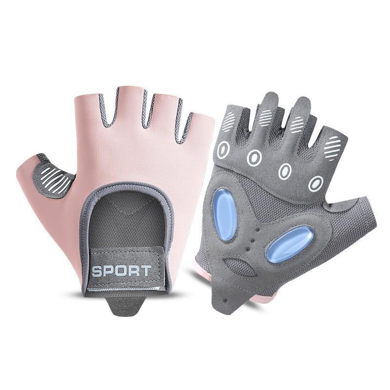 手袋 レディース 液状シリコン スポーツ手袋 ハーィンガー型 通気性 滑り止め 耐摩耗性 トレーニンググ..