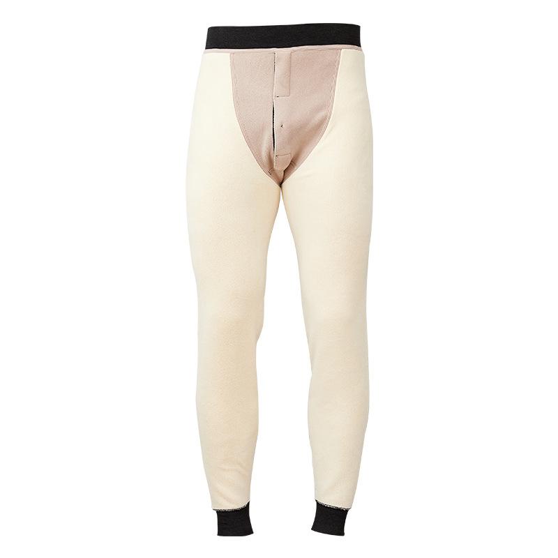 ズボン メンズ 男性用 裏起毛 あったか インナー 高腰 暖パン ロングパンツ レギンス スパッツ 防寒 極暖 厚手 伸縮性 粘纤 秋冬(x2)