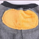 パンツ 男性用 裏起毛 暖パン あったか インナー 膝 腰 保護 腹巻き 防寒 レギンス ポリエステル 綿混紡 秋冬(x10)