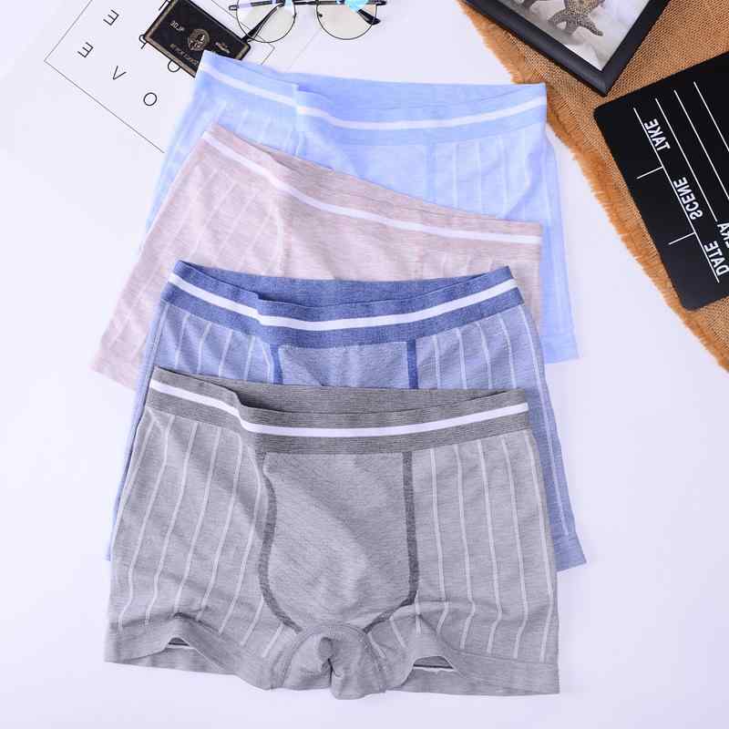 パンツ 男性用 無縫製 大判サイズ 3D成型 ボクサーパンツ 無地 カラフル コットン 通気性 ストレッチ 伸縮性 インナー 下着(x3)