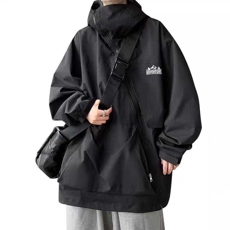 Wear - マウンテンパーカー 男女兼用 防風 防水 アウター ジャケット フード付き ブルゾン ジャンパー アウトドアウェア スポーツウェア 撥水 防寒 軽量 秋冬