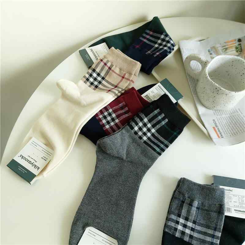靴下 メンズ 男性用 ソックス コットン混紡 リブ編み 切り替え 吸汗 防臭 カジュアル 普段使い 春夏秋..