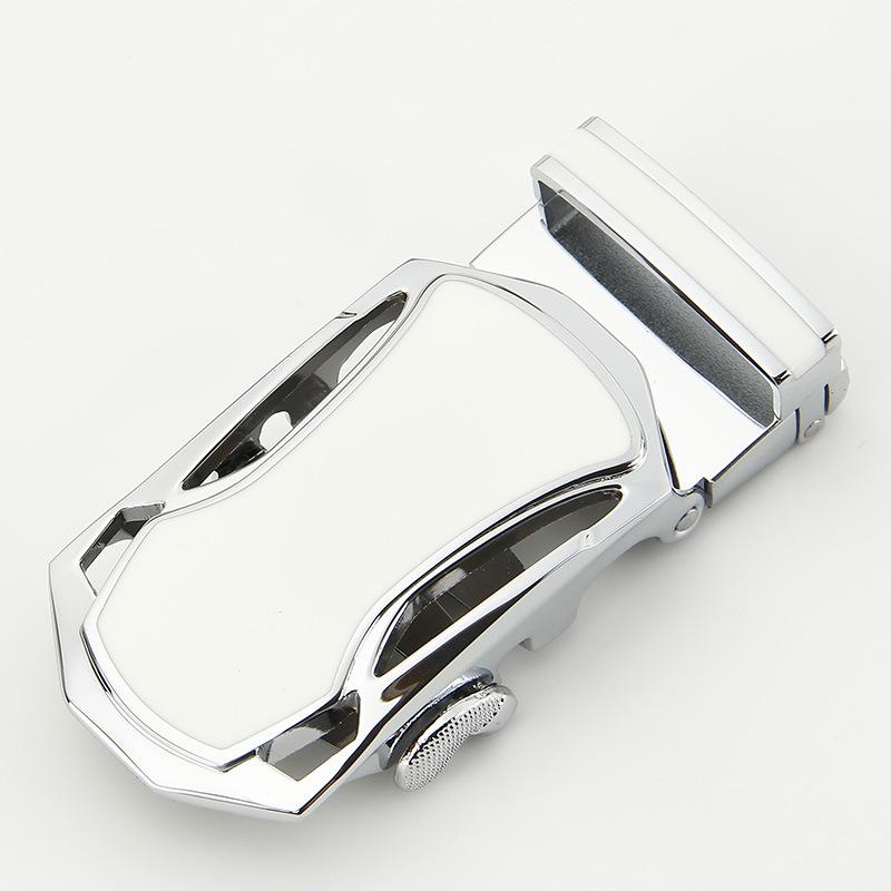 ベルト メンズ レザーベルト 合金製バックル オートロック式 ビジネス 男性用 幅35cm 紳士用(4)