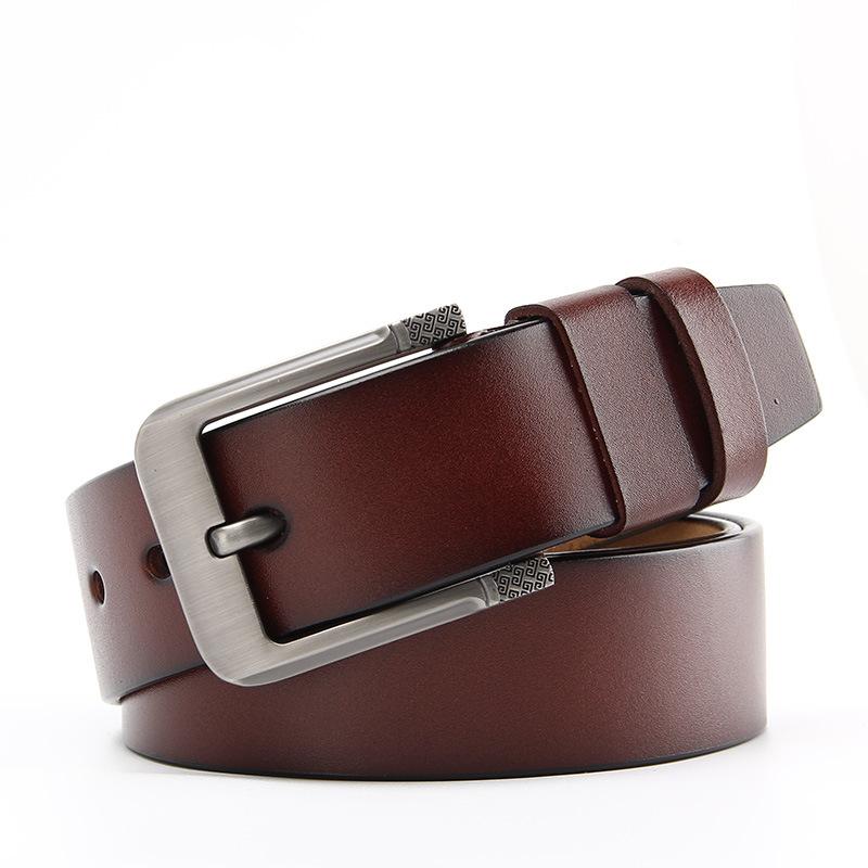 ベルト 男性用 牛革 レザー カジュアル ビジネス 普段使い パンツベルト ヴィンテージ風 アメカジ 幅広..
