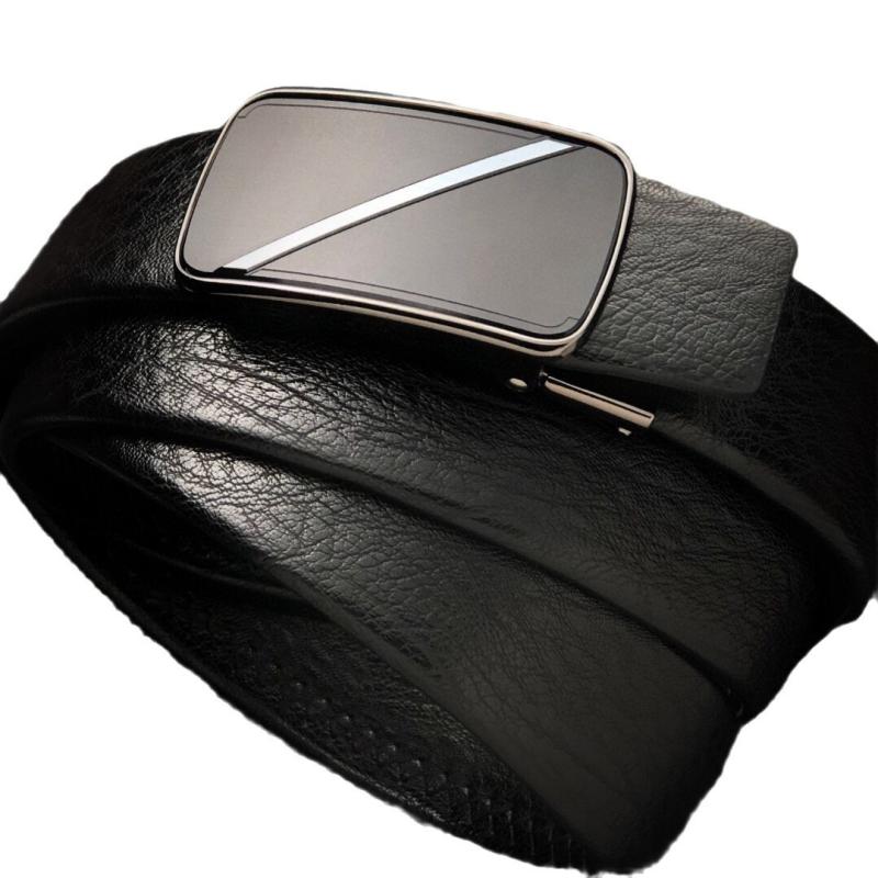 ベルト メンズ 男性用 PUレザー オートロック 無段階調整 穴なし ビジネス カジュアル 紳士 学生 白 黒 茶 おしゃれ 115cm 120cm 125cm・素材: PUレザー・バックル素材: 合金・バックル留め方法: オートロック・流...