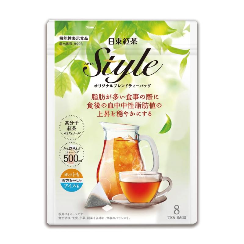 三井農林 日東紅茶 Style(スタイル)オリジナルブレンドティーバッグ 8袋×3個