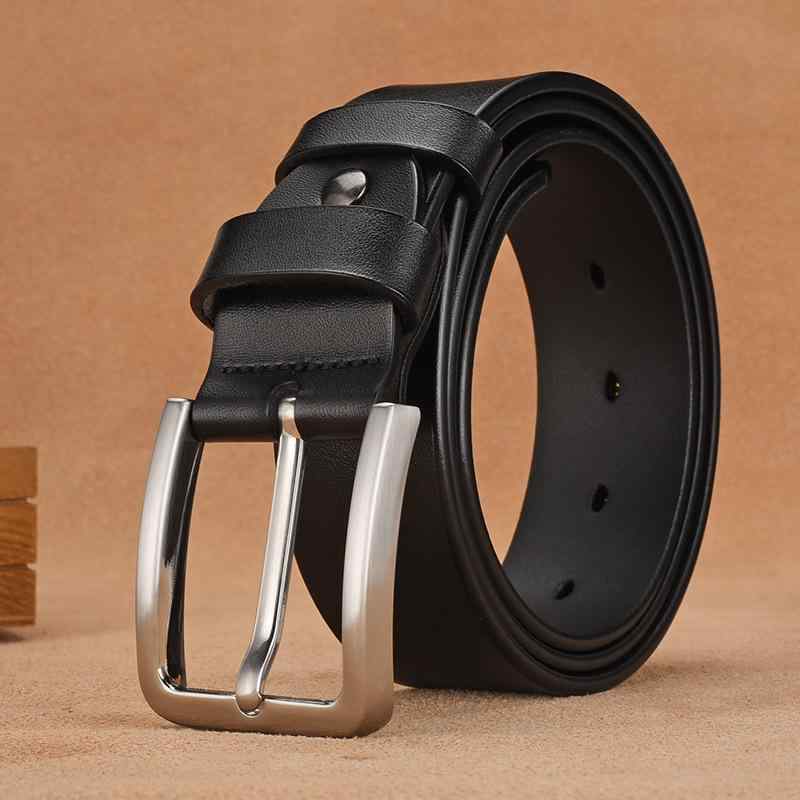 Other - ベルト 男性用 牛革 レザー レトロ 普段使い 幅広 バックル 105cm 110cm 115cm 120cm 125cm 130cm