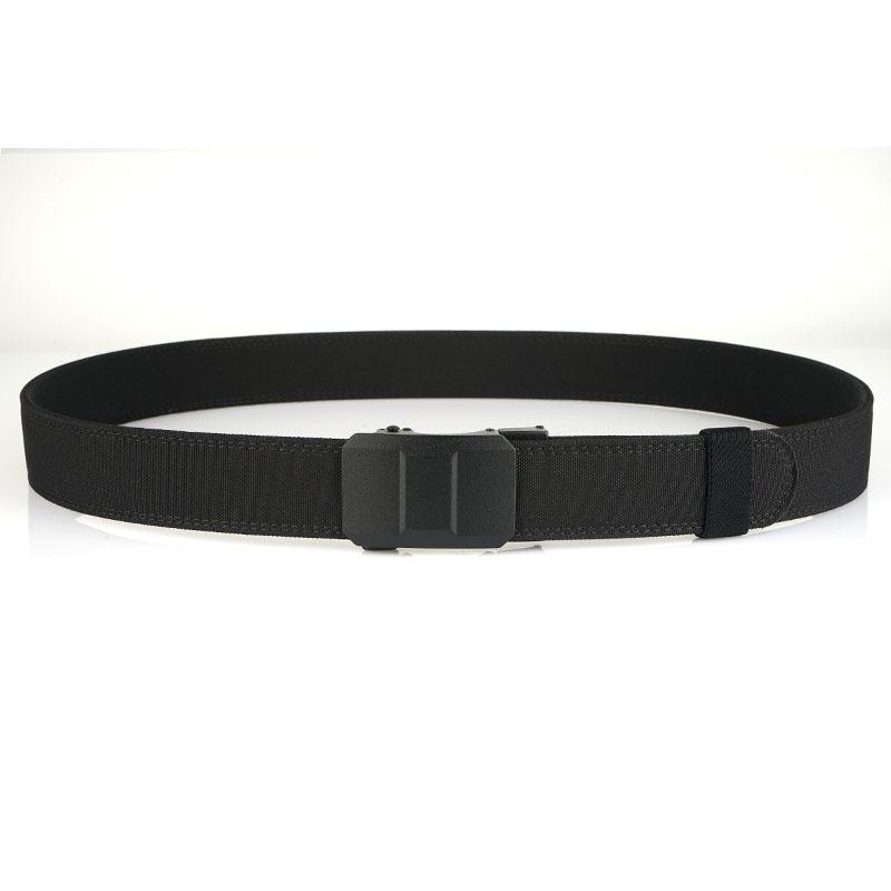 ベルト 男性用 タクティカルベルト ダブルレイヤー 厚手 ウエストベルト オートロック 合金製バックル 黒 ブラック グレー コーヒー カーキ ブルー ブラウン ホワイト 幅広 120cm 普段使い アウトドア(x2)