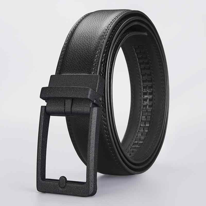ベルト メンズ 男性用 革 レザー 自動バックル ウエストバンド 紳士用 ビジネス カジュアル ブラック 105cm 110cm 115cm 120cm 125cm 130cm(x2)