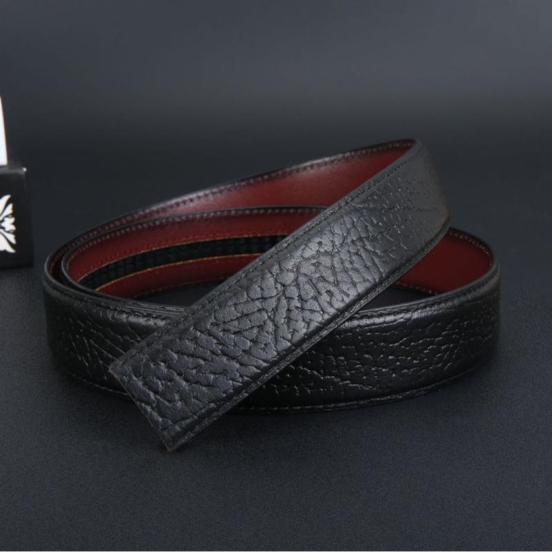 ベルト 男性用 レザー ビジネス カジュアル アフリカバッファロー柄 型押し 革 牛革 ブラック 黒 幅広 普段使い 仕事用 シンプル スタイリッシュ