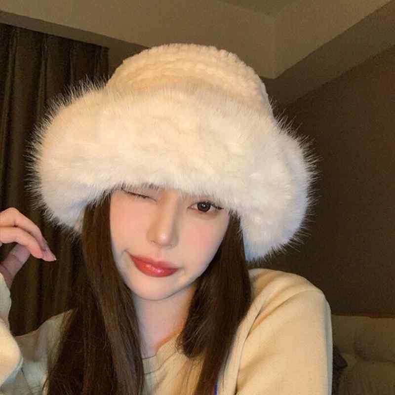 2個セットニット帽 レディース 秋冬 ファー風 ふわふわ あったか 防寒 小顔効果 婦人用帽子 漁夫帽 日よけ すっぴん隠し 外出 旅行 デート