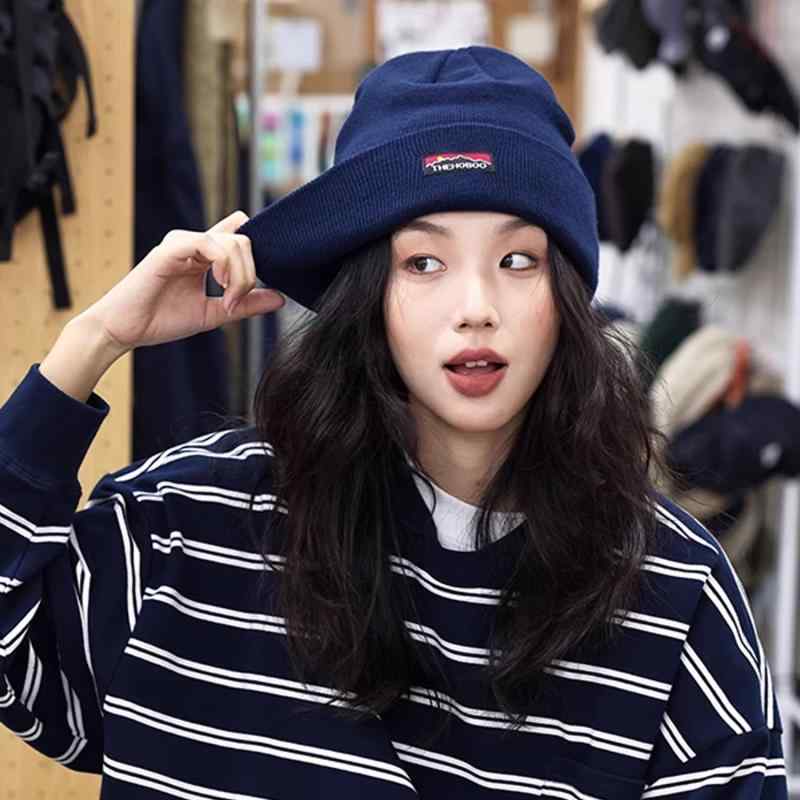 ニット帽 レディース メンズ 秋冬用 防寒 ビーニー 藏青 グレー ブラック ウール混紡 伸縮性 あったか ..