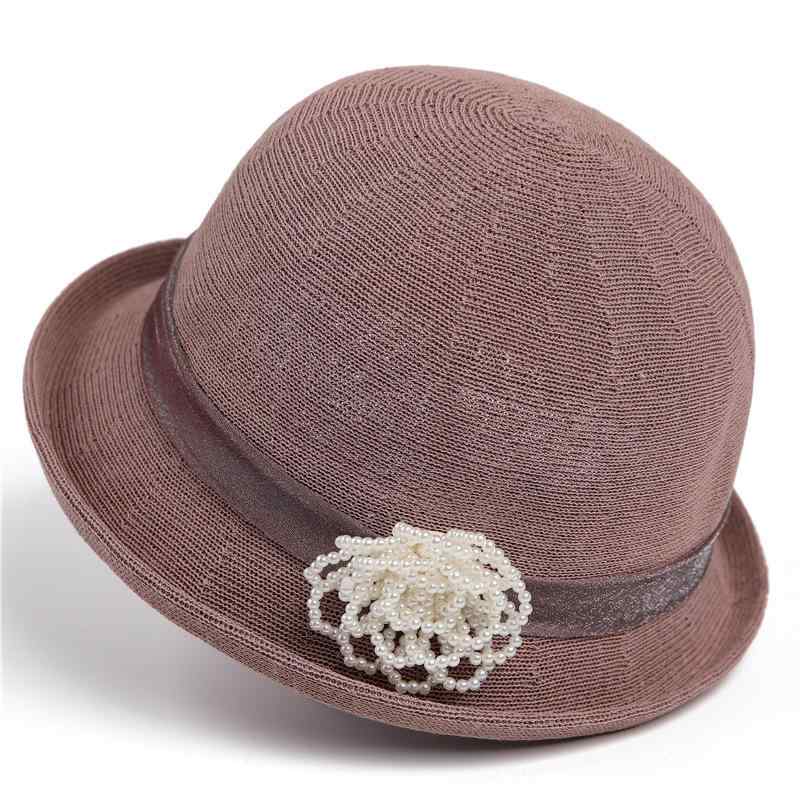 帽子 ミセス 春夏 遮陽 バケットハット 薄手 漁夫帽 UVカット 日焼け防止 ハット ベージュ系(x2)