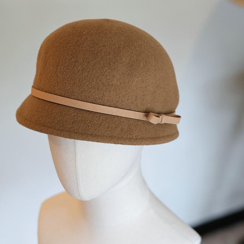 帽子 レディース 秋冬 ウール ニット バケットハット 蝶結び かわいい おしゃれ 漁夫帽 ハット 礼装帽..