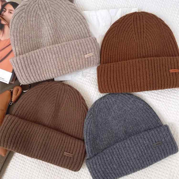 ニット帽 レディース 秋冬用 ウール ニット帽子 暖かい 小顔効果 高伸縮性 ベージュ ブラック レッド ..