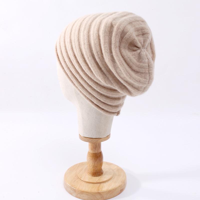 ニット帽 男女兼用 ウール 柔らかい 防寒 保温 ビーニー ロールアップ グレー 黒 ベージュ キャメル 秋冬